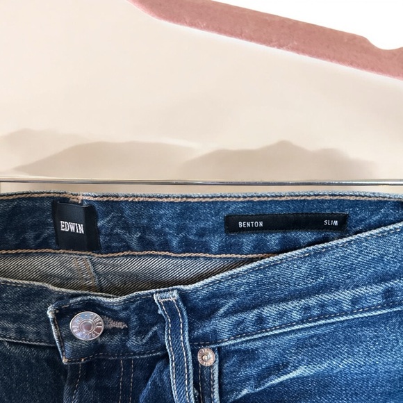 EDWIN Benton Slim Fit Gravity Jeans Size 32 Raw Hem | NWT
⸻ - Picture 6 of 8